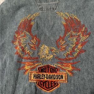 Harley Davidson Denim Button up